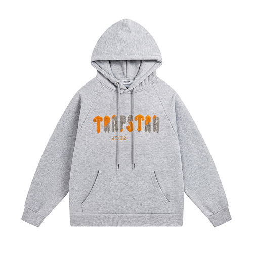EM Sneakers Trapstar Decoded Hoodie & Sweatpant Sets #613-614 Black /Gray