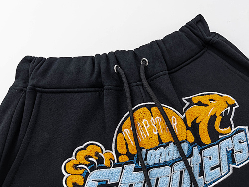 EM Sneakers Trapstar Decoded Hoodie & Sweatpant Sets #619-620 Black /Gray