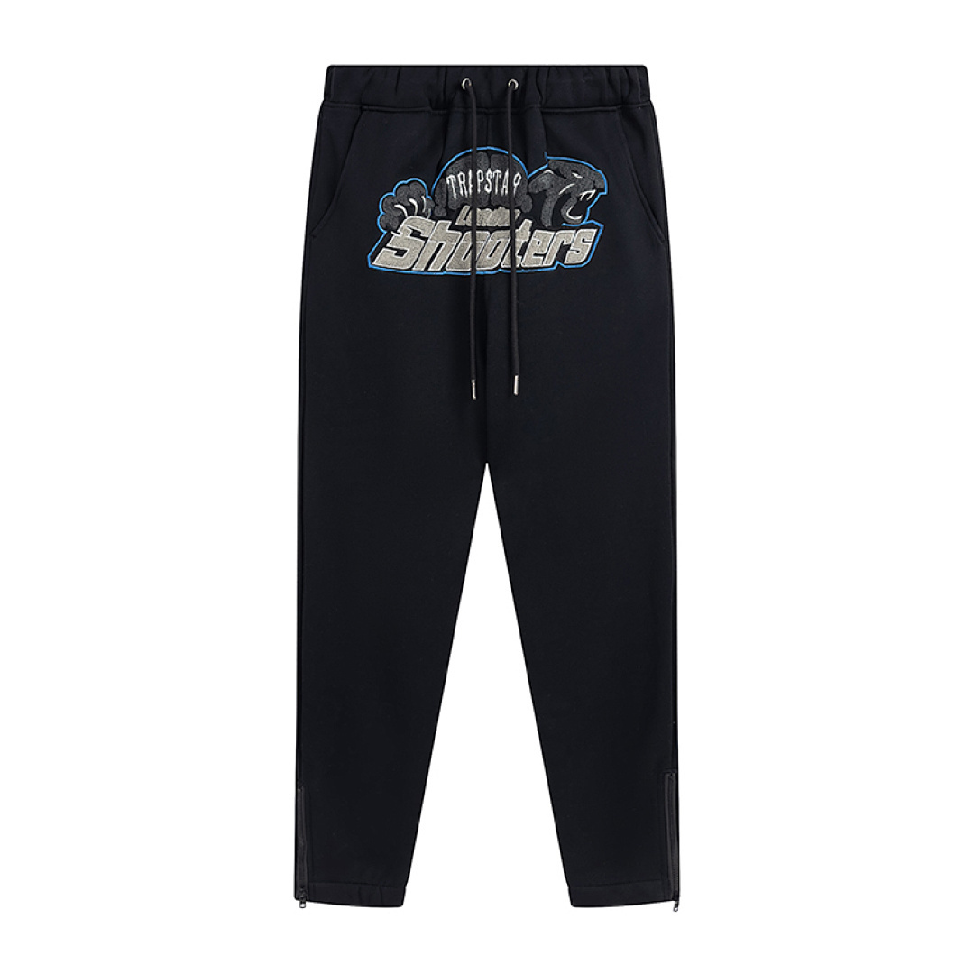 EM Sneakers Trapstar Decoded Hoodie & Sweatpant Sets #621-622 Black /Gray