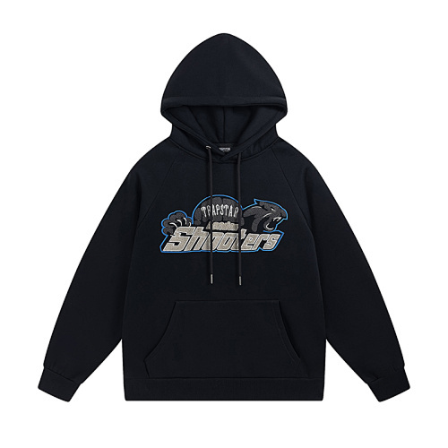 EM Sneakers Trapstar Decoded Hoodie & Sweatpant Sets #621-622 Black /Gray