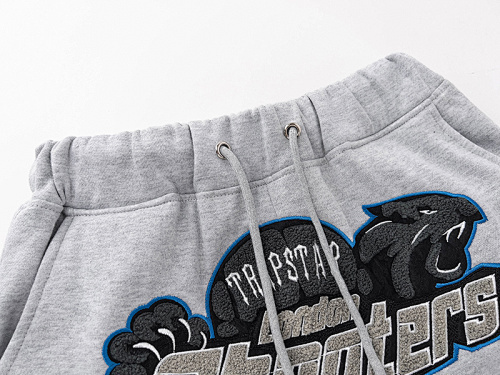 EM Sneakers Trapstar Decoded Hoodie & Sweatpant Sets #621-622 Black /Gray