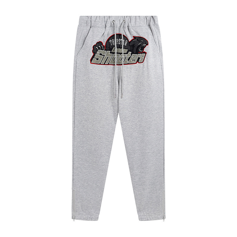 EM Sneakers Trapstar Decoded Hoodie & Sweatpant Sets #617-618 Black /Gray