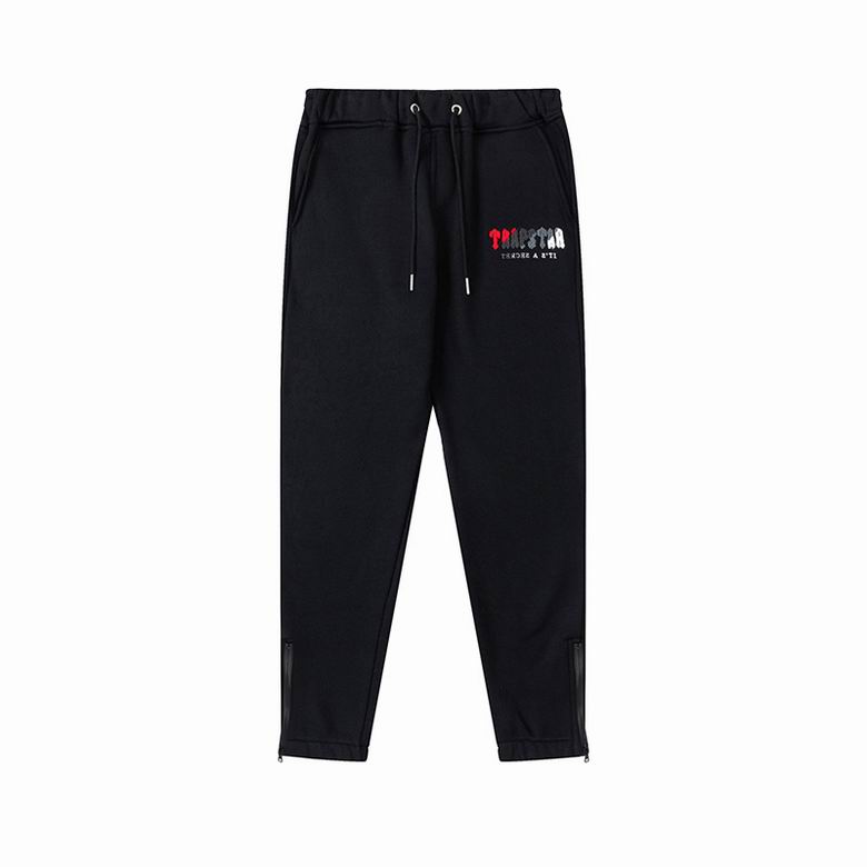 EM Sneakers Trapstar Decoded Hoodie & Sweatpant Sets #601-602 Black /Gray
