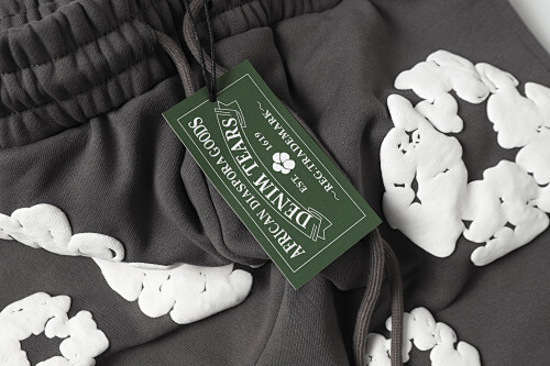 EM Sneakers Denim Tears The White Cotton Wreath Short Pant Dark Gray