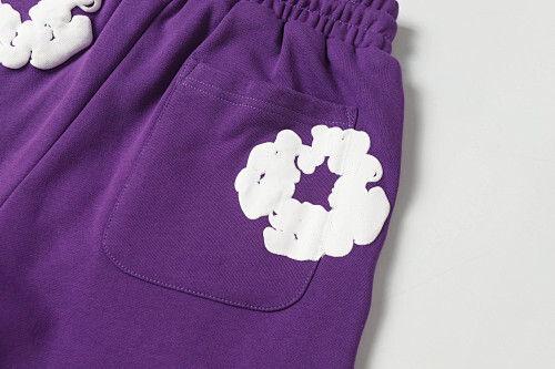 EM Sneakers Denim Tears The White Cotton Wreath Short Pant Purple