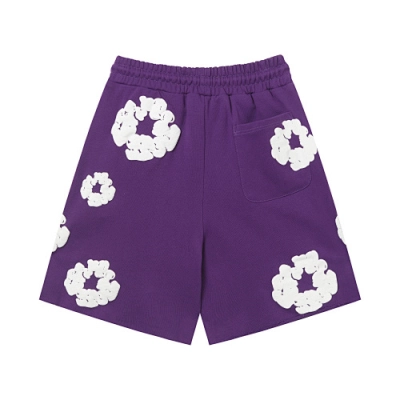 EM Sneakers Denim Tears The White Cotton Wreath Short Pant Purple 02