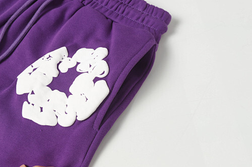 EM Sneakers Denim Tears The White Cotton Wreath Short Pant Purple