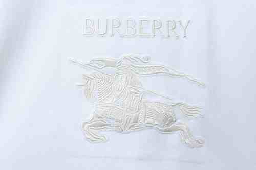 EM Sneakers Burberry 26SS Equestrian Knight Embroidery T-Shirt White