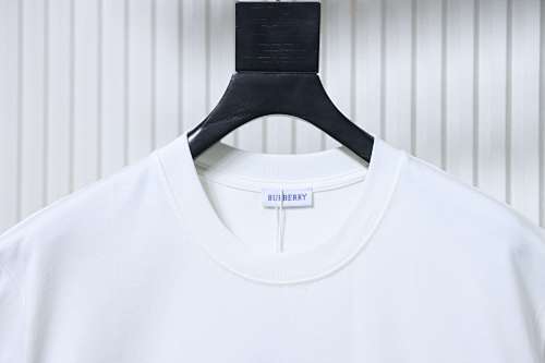 EM Sneakers Burberry 26SS Equestrian Knight Embroidery T-Shirt White