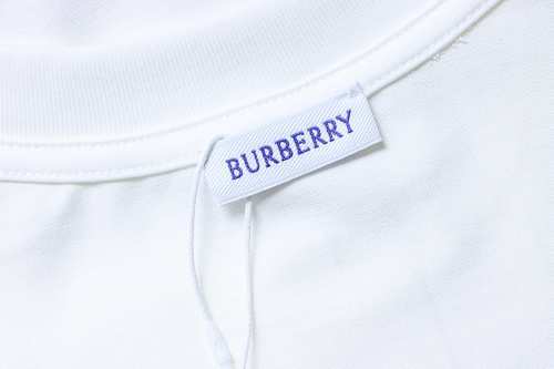 EM Sneakers Burberry 26SS Equestrian Knight Embroidery T-Shirt White