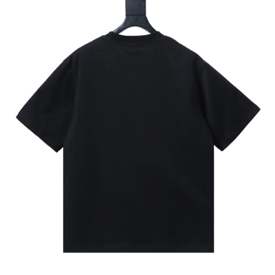 EM Sneakers Burberry 26SS Embroidered Knight & Horse Logo T-Shirt Black 02