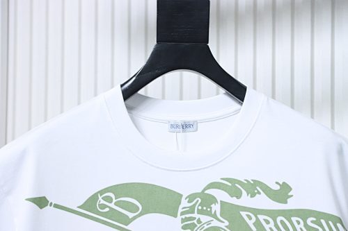 EM Sneakers Burberry 26SS Equestrian Knight Print T-Shirt White