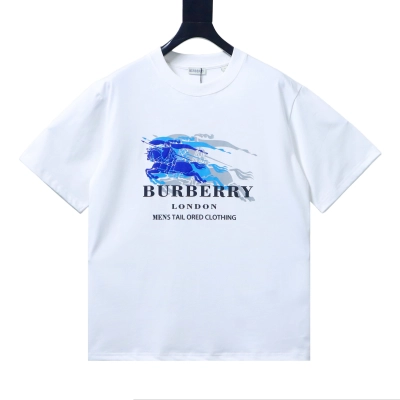 EM Sneakers Burberry Double-Exposure War Horse Print T-Shirt White 01