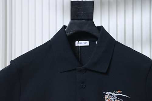 EM Sneakers Burberry EKD Sketch Cotton Polo Shirt Black