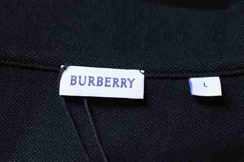 EM Sneakers Burberry EKD Sketch Cotton Polo Shirt Black