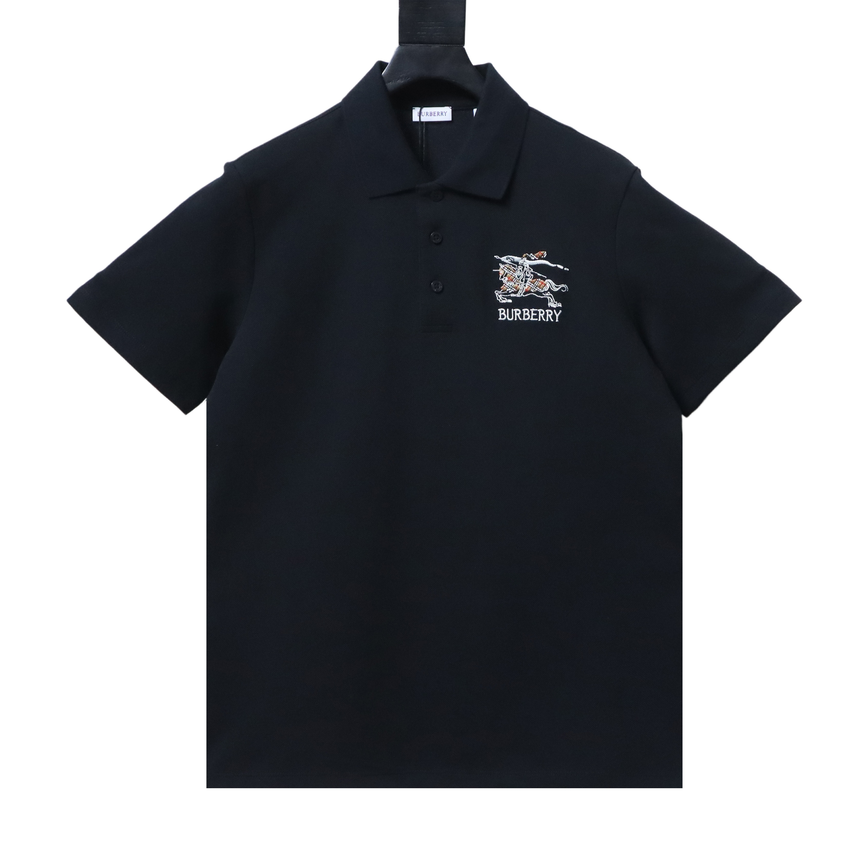 EM Sneakers Burberry EKD Sketch Cotton Polo Shirt Black