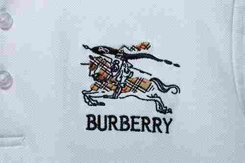 EM Sneakers Burberry EKD Sketch Cotton Polo Shirt White