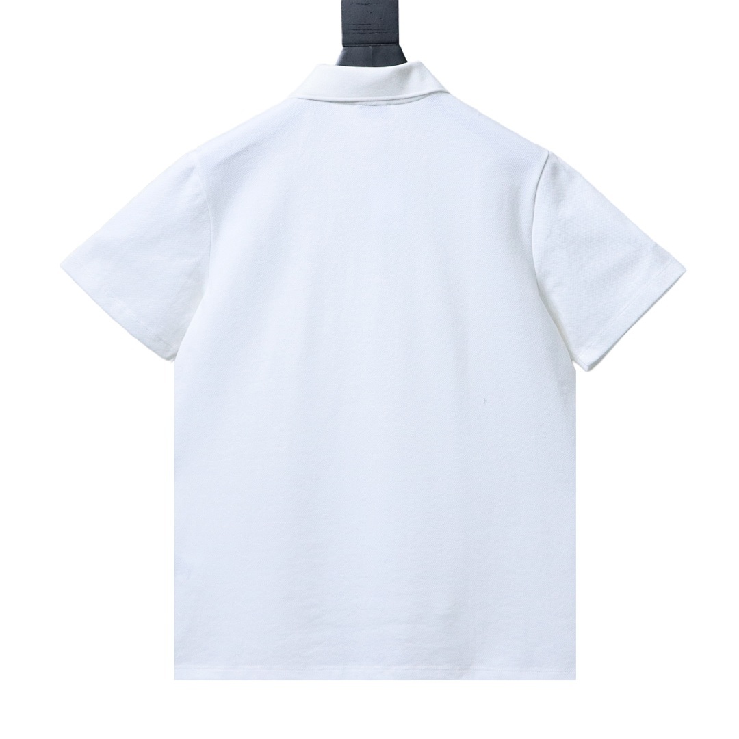 EM Sneakers Burberry EKD Sketch Cotton Polo Shirt White