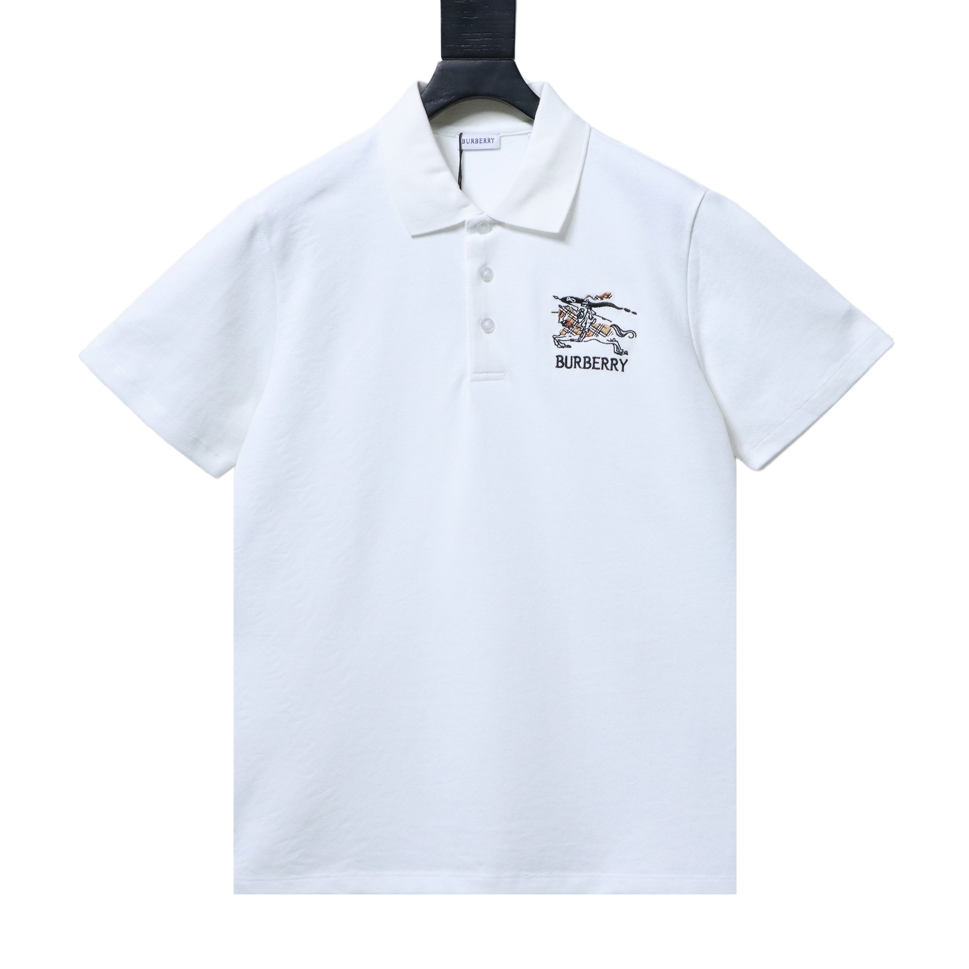 EM Sneakers Burberry EKD Sketch Cotton Polo Shirt White