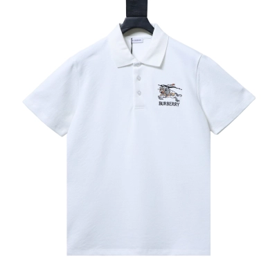 EM Sneakers Burberry EKD Sketch Cotton Polo Shirt White 01