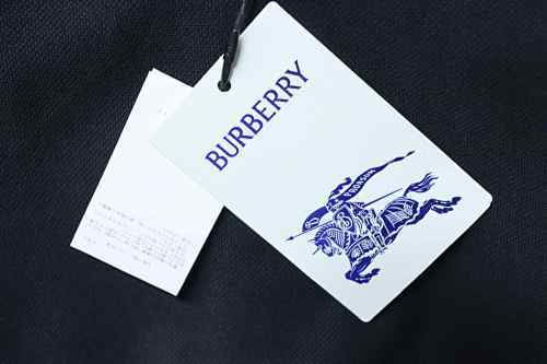 EM Sneakers Burberry Equestrian Knight Logo Polo Shirt Black-SS26