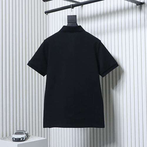 EM Sneakers Burberry Equestrian Knight Logo Polo Shirt Black-SS26