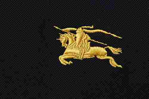 EM Sneakers Burberry Equestrian Knight Logo Polo Shirt Black-SS26