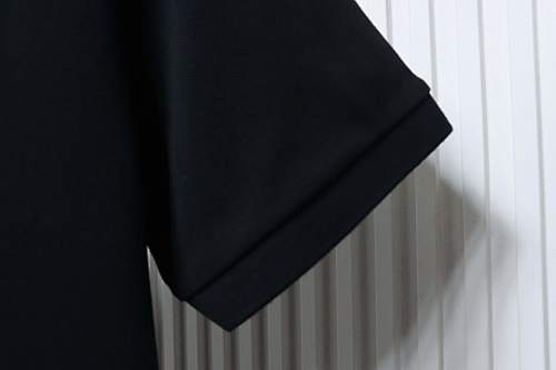 EM Sneakers Burberry Equestrian Knight Logo Polo Shirt Black-SS26