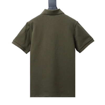 EM Sneakers Burberry Equestrian Knight Logo Polo Shirt Military Green-SS26 02