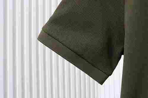 EM Sneakers Burberry Equestrian Knight Logo Polo Shirt Military Green-SS26