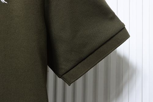 EM Sneakers Burberry Equestrian Knight Logo Polo Shirt Military Green-SS26