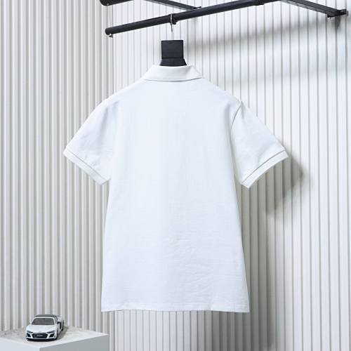 EM Sneakers Burberry Equestrian Knight Logo Polo Shirt White-SS26