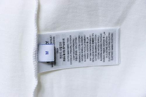 EM Sneakers Burberry T-Shirt with Front Check and Equestrian Knight Print White