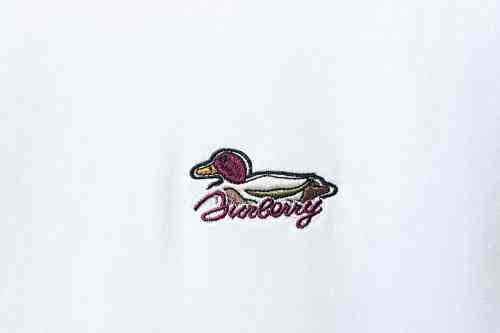 EM Sneakers Burberry Duck Embroidery and Print T-Shirt White