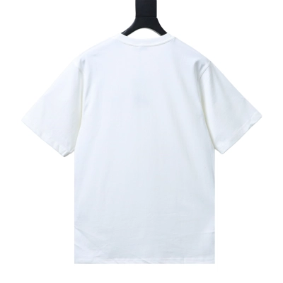 EM Sneakers Burberry Duck Embroidery and Print T-Shirt White 02