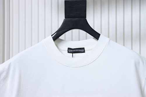 EM Sneakers Chrome Hearts CH26ss Sanskrit Cross Embroidered T-Shirt White