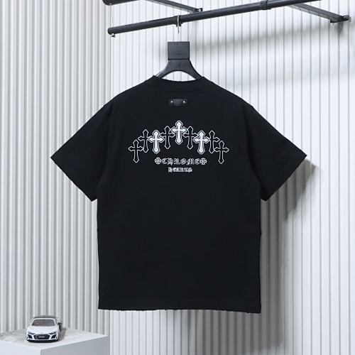 EM Sneakers Chrome Hearts CH26ss Sanskrit Cross Embroidered T-Shirt Black
