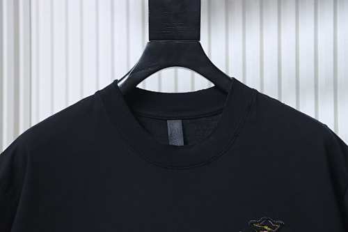 EM Sneakers Chrome Hearts Heavy-Embroidered Sanskrit Cross T-Shirt Black