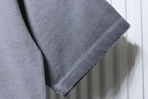 EM Sneakers Chrome Hearts Heavy-Embroidered Sanskrit Cross T-Shirt Gray