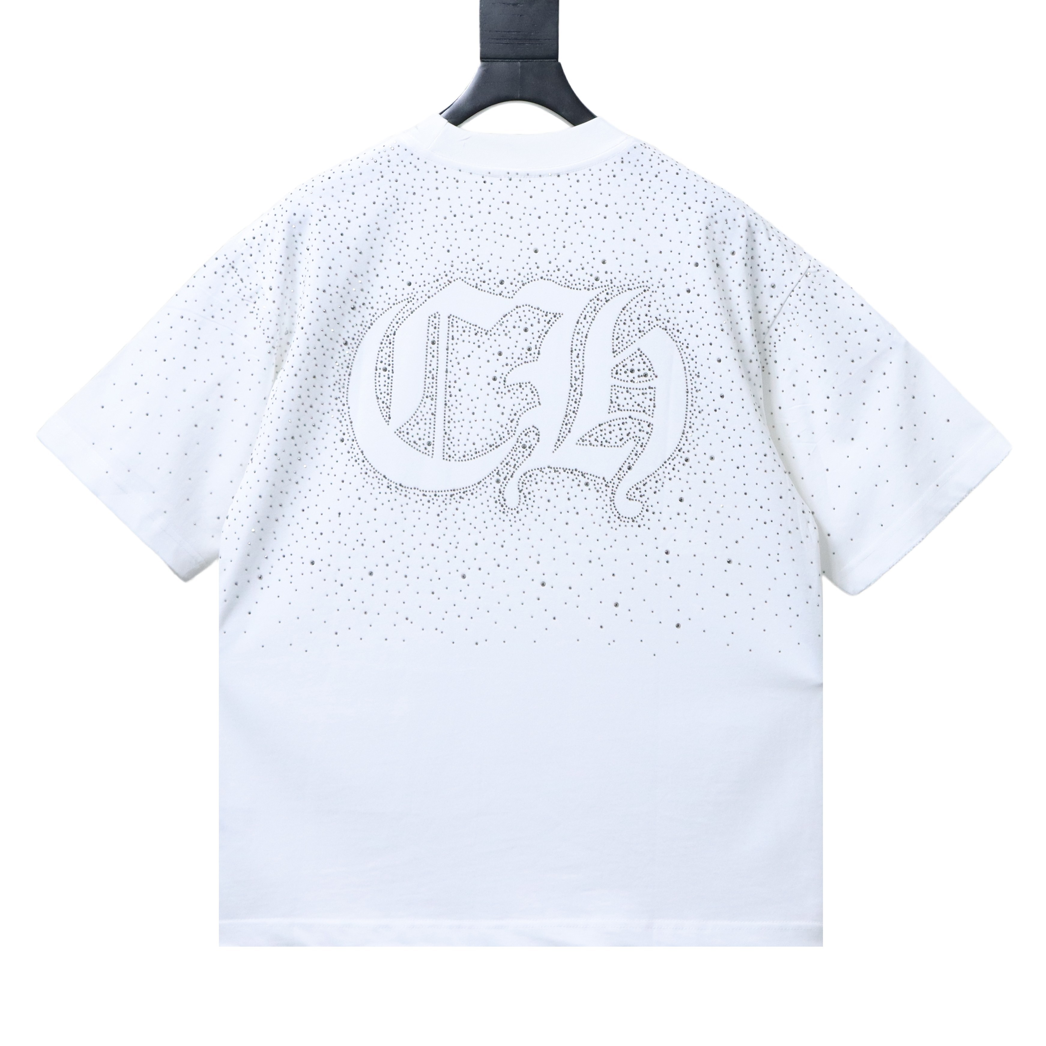 EM Sneakers Chrome Hearts Sanskrit Rhinestone T-Shirt White