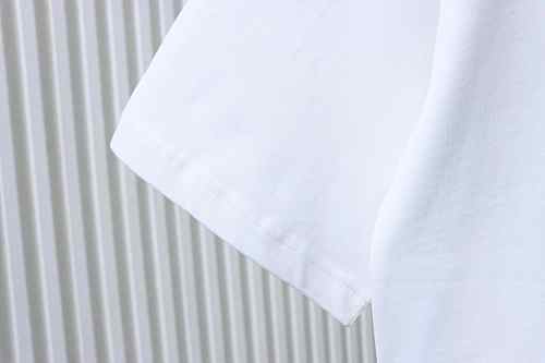 EM Sneakers Chrome Hearts Rhinestone Horseshoe T-Shirt White