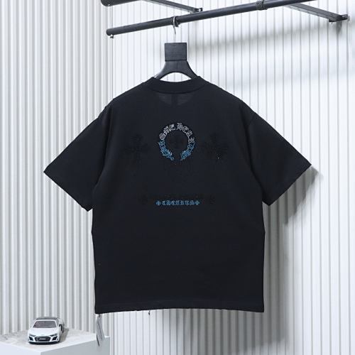 EM Sneakers Chrome Hearts Sanskrit & Diamond-Embellished Cross T-Shirt Black