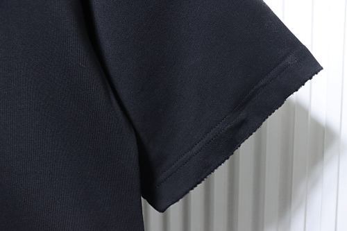 EM Sneakers Chrome Hearts Sanskrit & Diamond-Embellished Cross T-Shirt Black