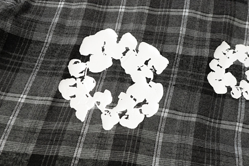 EM Sneakers Denim Tears × Hardies NYC Cotton Wreath Flannel Long Sleeve Gary Plaid Shirt