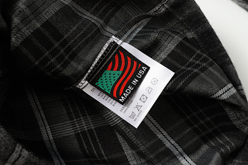 EM Sneakers Denim Tears × Hardies NYC Cotton Wreath Flannel Long Sleeve Gary Plaid Shirt