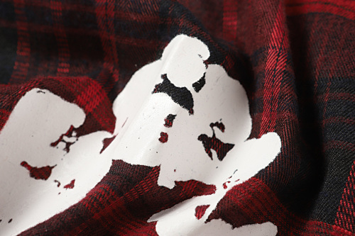 EM Sneakers Denim Tears × Hardies NYC Cotton Wreath Flannel Long Sleeve Red Plaid Shirt