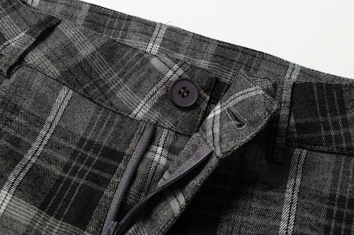 EM Sneakers Denim Tears × Hardies NYC Cotton Wreath Flannel Pant Gray Plaid