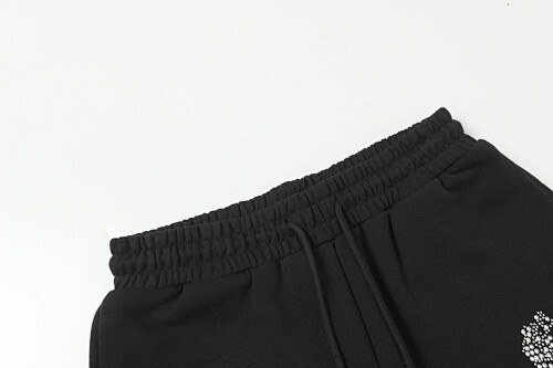 EM Sneakers Denim Tears Cotton Wreath Shorts Black and Diamond