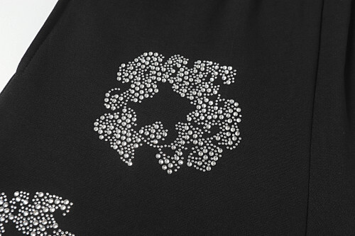 EM Sneakers Denim Tears Cotton Wreath Shorts Black and Diamond