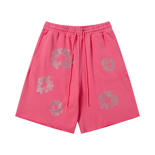 EM Sneakers Denim Tears Cotton Wreath Shorts Pink and Diamond